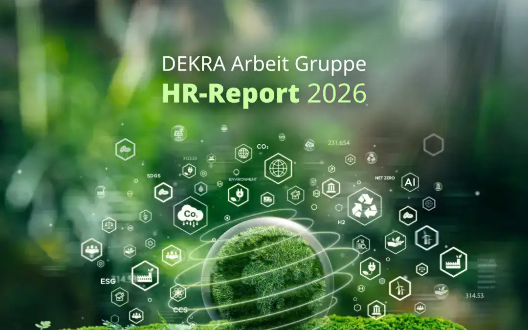 Ergeb­nisse des DEKRA Arbeit Gruppe HR-Reports 2026